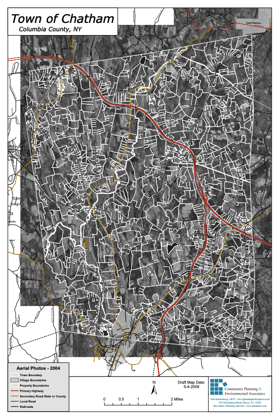 Chatham, NY - Aerial Photo map